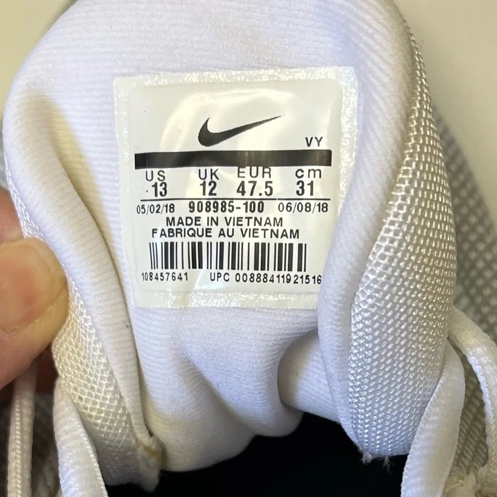 Nike Flex Experience White Mens Sneakers size 13 - Picture 6 of 6